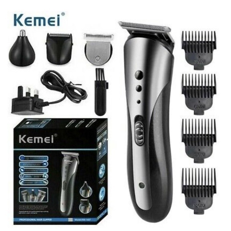 BEST SELLER COD Alat Cukur Rambut Elektrik Kemei 1407 / Hair Clipper Rambut KM 1407 / Alat Cukur