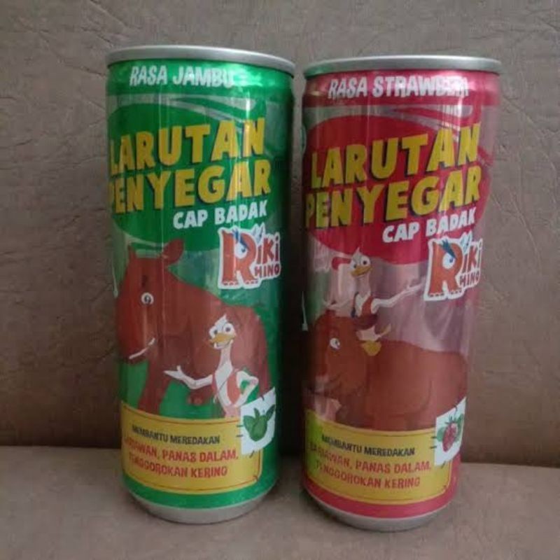 CG9 Larutan Penyegar Cap Badak Anak Kaleng 238Ml KI1