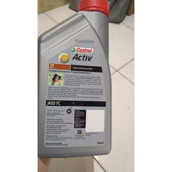 Oli Mesin Motor Castrol 2 Tak Lowsmoke 700 Ml - Oli Motor 2 Tak Suzuki