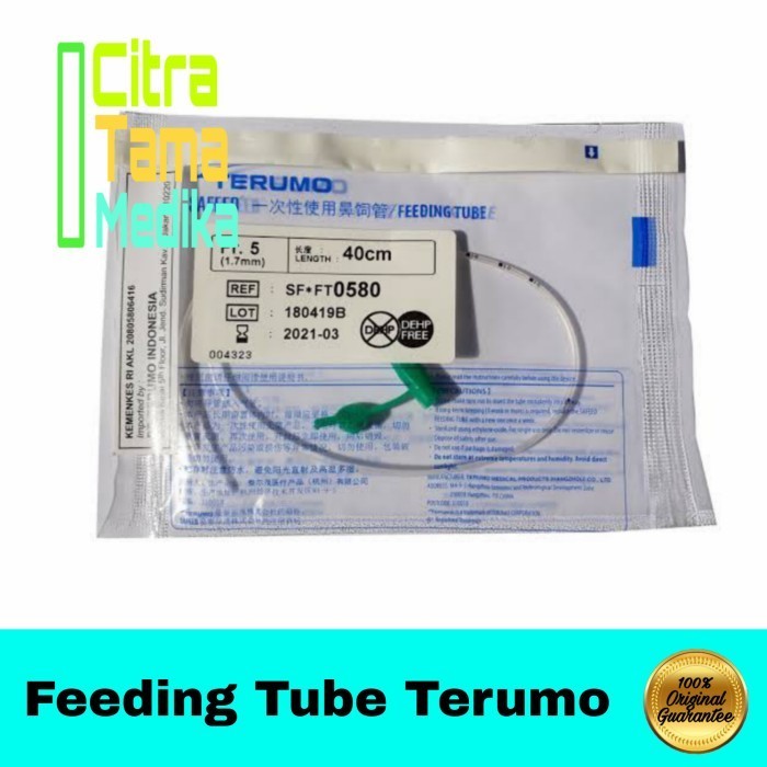 Terlaris NGT Feeding Tube Terumo FR 3,5 FR 5 FR 8 / Selang Makan Terumo SALE