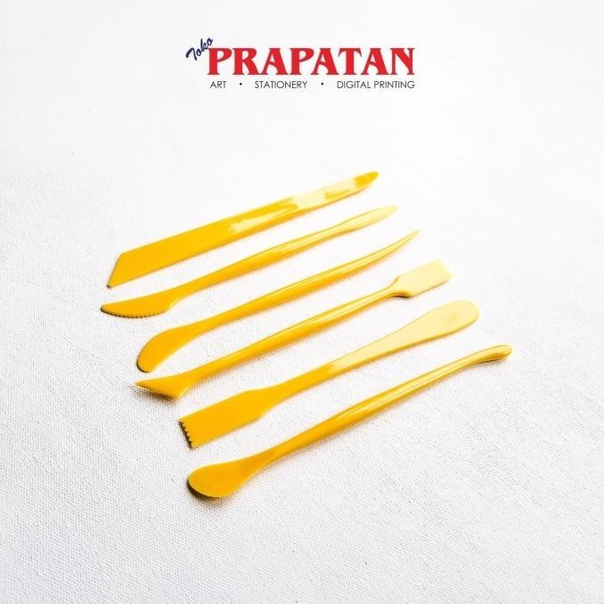 

Alat butsir / Alat ukir / Clay knife Plastik