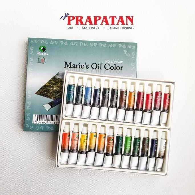 

Maries Oil Colour set (24x12ml) / Cat Minyak Maries set