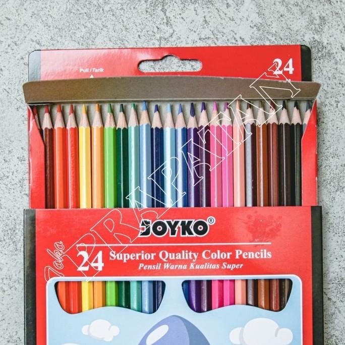 

Pensil Warna Joyko / Color Pencil 24 warna