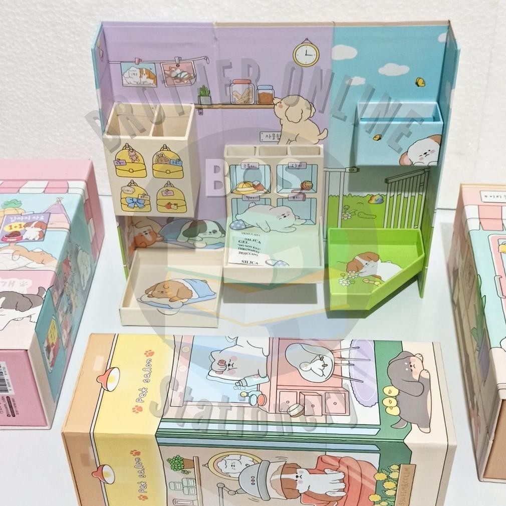 

COD BOS Kotak Pensil Karton Rak Berdiri Tingkat/Pencil Case/Pencil Box ty-65