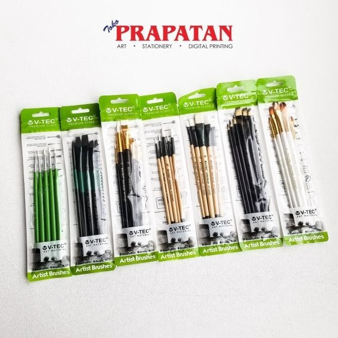 

Kuas Lukis V-TEC sets / V-TEC Paint Brush sets