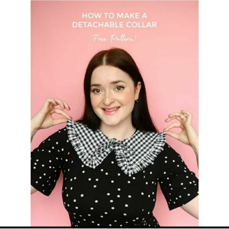 Fake collar korea/kerah palsu korea