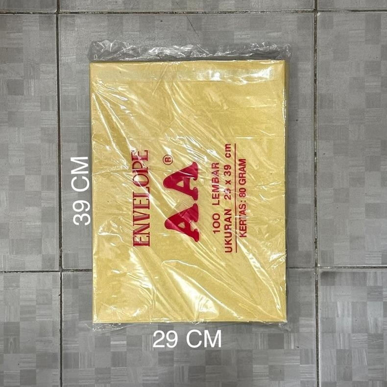 

promoo baru amplop coklat map 29 x 39 cm aa isi 100 lembar