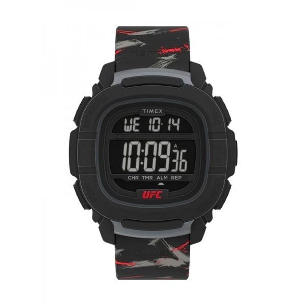 Jam Tangan Pria Timex UFC Command Fight Week  Original  Resin Sport Black TW2V85200X5