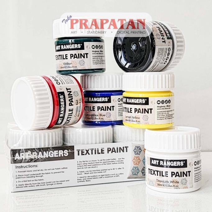 

Art Rangers Textile Fabric Paint Set 6X30ML PA50 | Cat Kain Tekstil