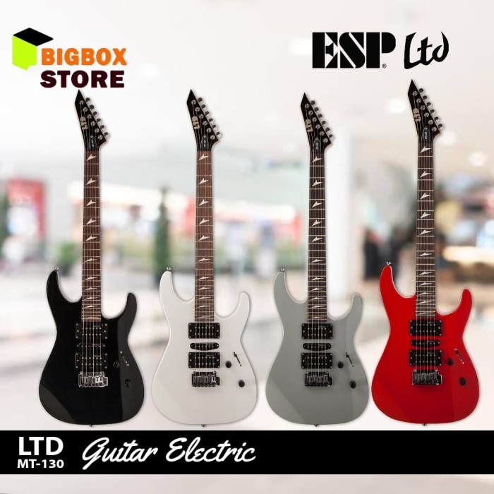 Ami Gitar Elektrik 6 String Esp Ltd Mt-130 Original