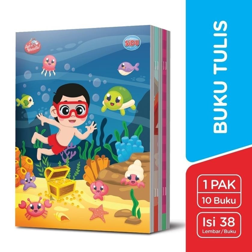 

Vf-52 Buku Tulis Sidu 38 Lembar 1 Pack Isi 10 Buku Original