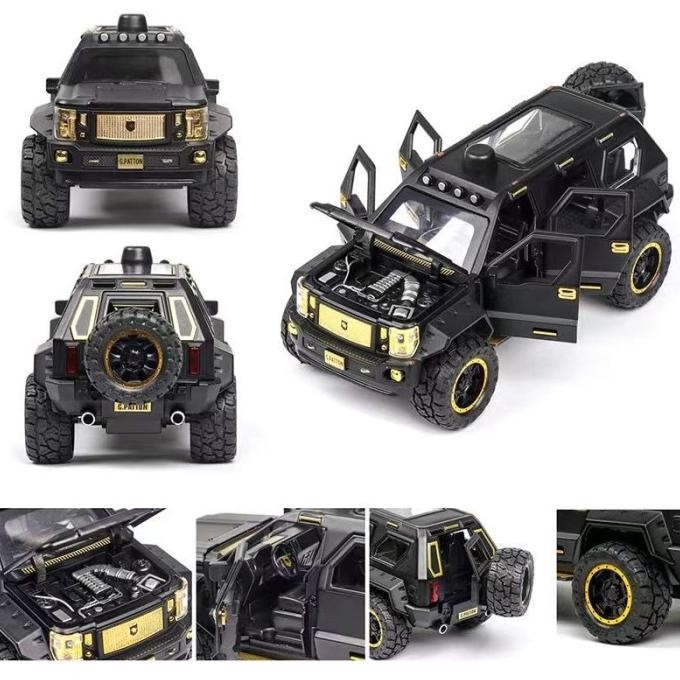 TWH 1:24 G PATTON OFF-ROAD JEEP Diecast Mainan Mobil Anak Miniature