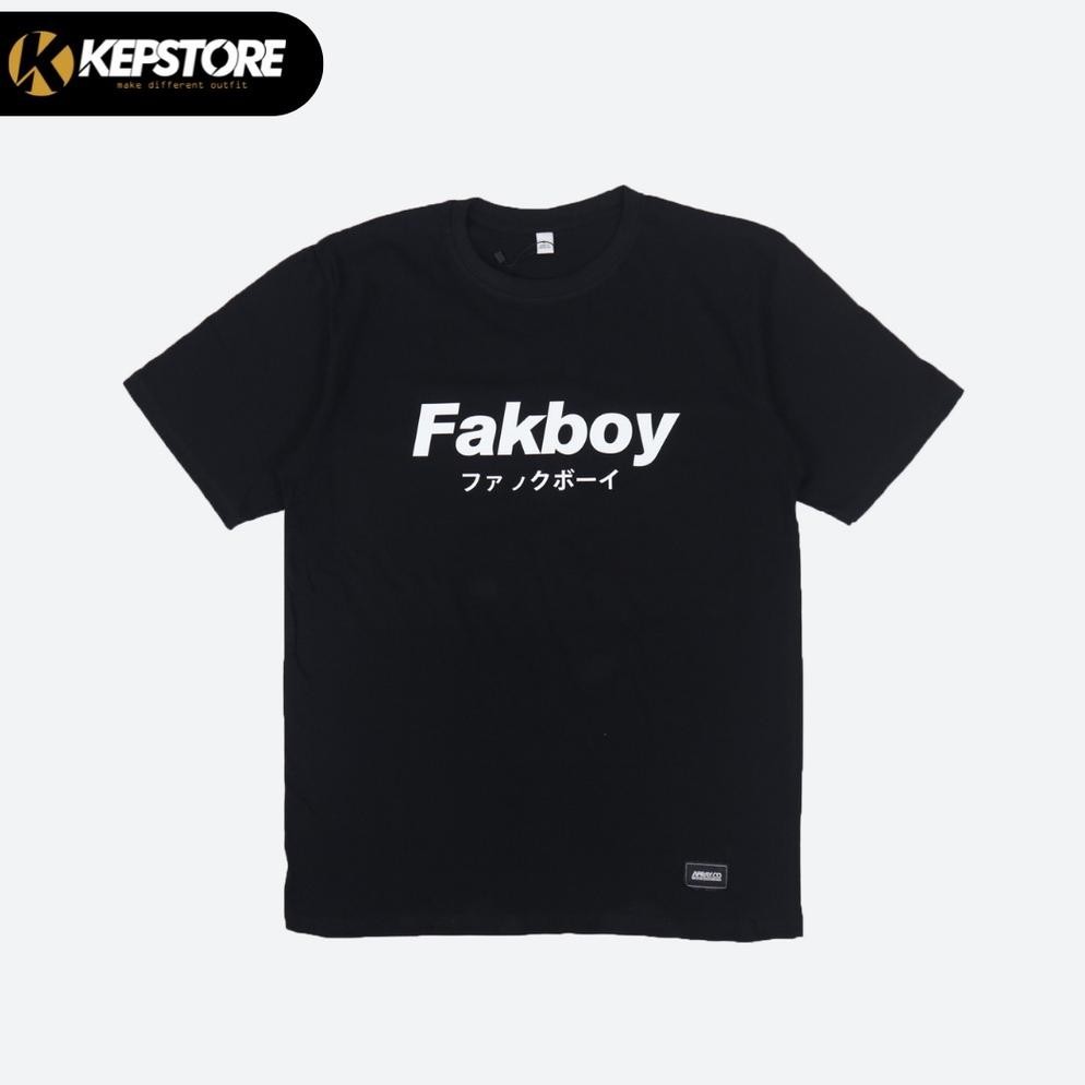 Limited Kaos Fakboy Jepang Baju Kata Kata Tshirt Combed 24S