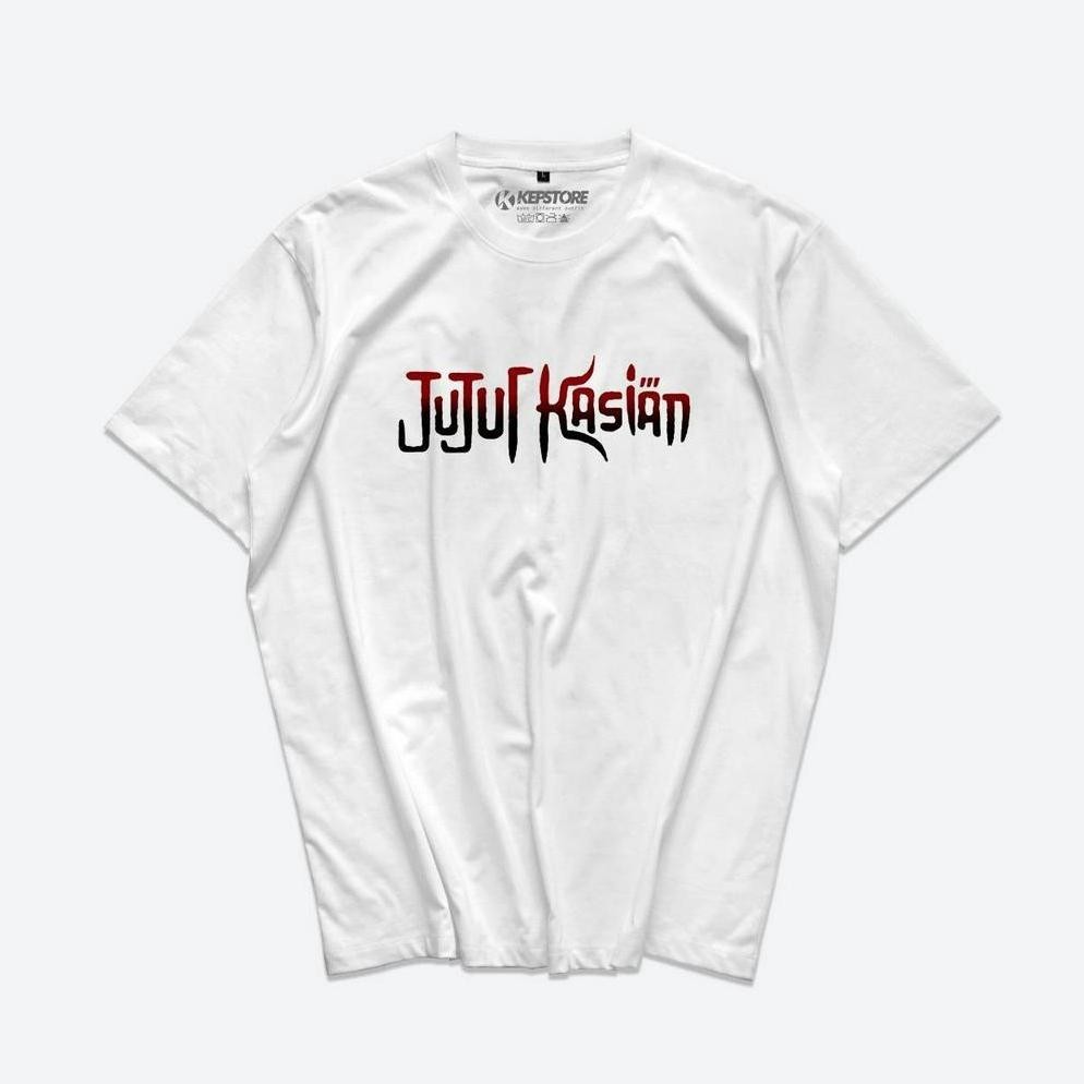 Limited Kaos Jujur Kasian Jujutsu Kaisen Anime Plesetan Baju Kata Kata Tshirt Combed 24S