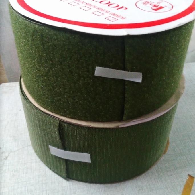 

Velcro Perekat Lebar 10Cm Warna Hijau Army Sepasang Pambud.Outlts