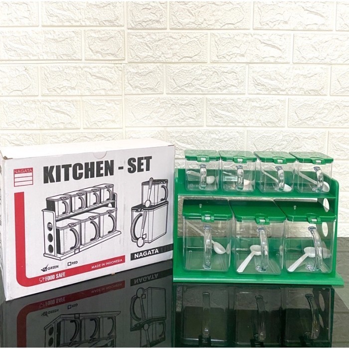 TEMPAT BUMBU SUSUN 2 KITCHEN SET NAGATA 756 E