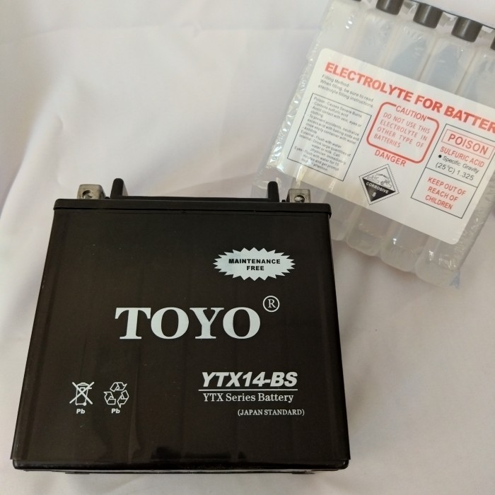 Aki Motor Toyo Ytx14-Bs