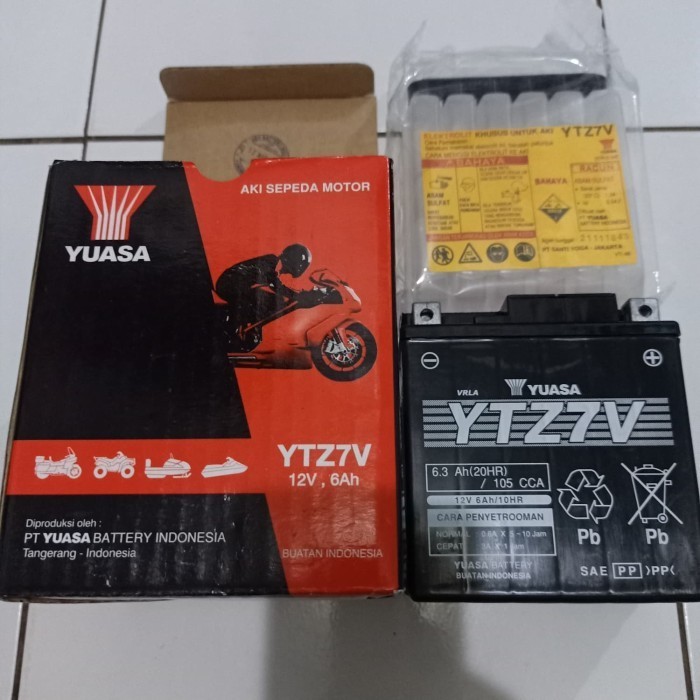 Aki Motor Yamaha N-Max Yuasa Ytz7V