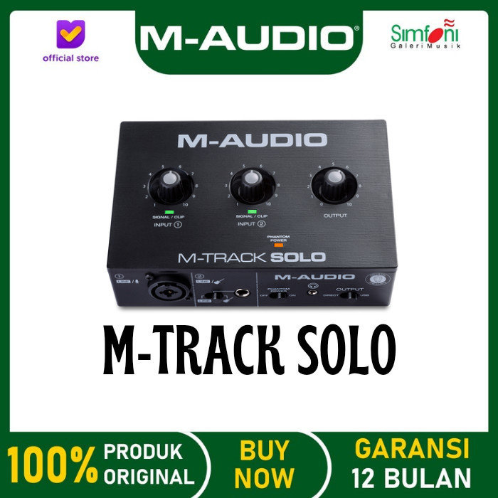 

AUDIO INTERFACE SOUND D M-AUDIO M-TRACK SOLO/MTRACK SOLO
