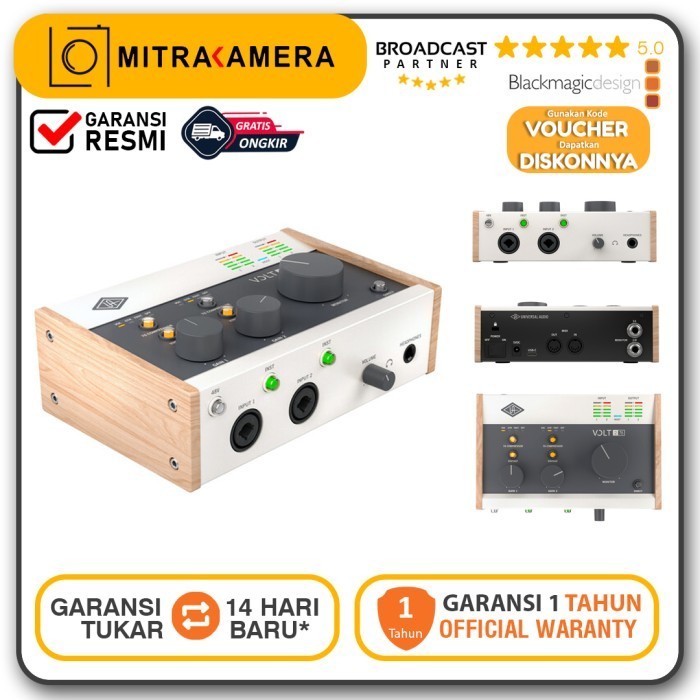 

Universal Audio Volt 276 Portable 2x2 USB Type-C Audio/MIDI Interface