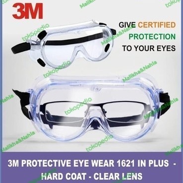 """] SAFETY GOOGLE 3M 1621 AF Kacamata Google Lab Anti-Fog TERLARIS