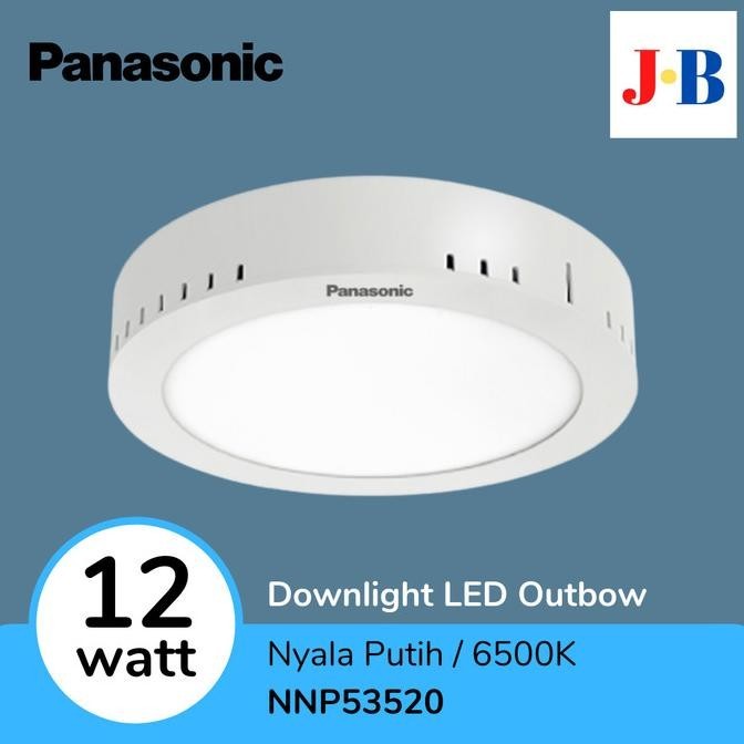 Panasonic Downlight Outbow 12 watt 6500K Cool Daylight NNP53520
