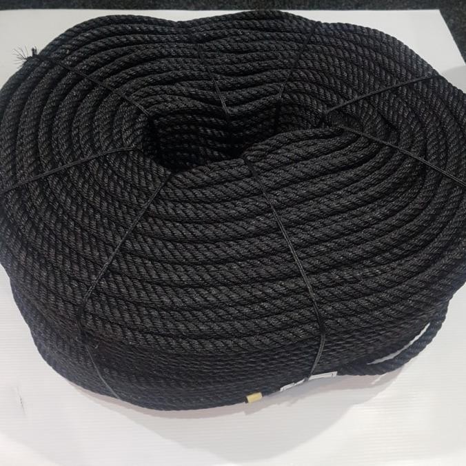 

Tali Tambang Plastik Compas 10Mm, Warna Hitam, Panjang 50 Meter Annisa Mallstore