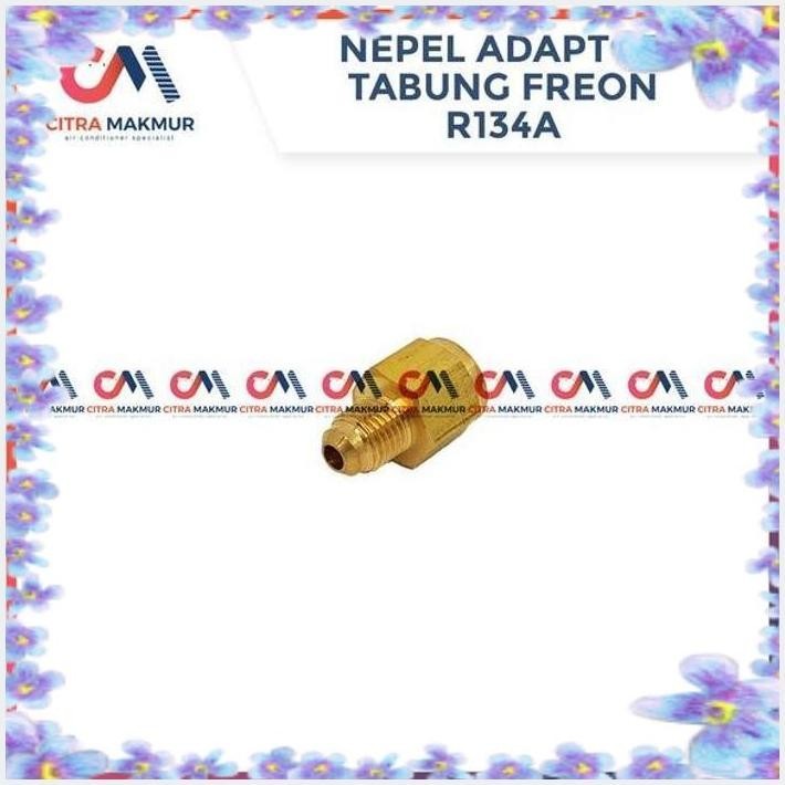 [FMF] ADAPTOR NEPEL TABUNG FREON R134 KONEKTOR CONNECTOR KULKAS FREON REFRIGRANT R 134A