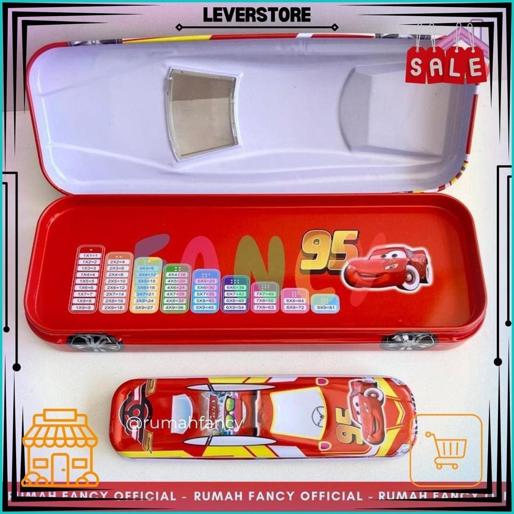 

[Free Buble + Dus] Tempat Pensil Kotak Pensil Mobil Karakter + Set Alat Tulis Study Set Fancy B-597 / Tempat Pensil + Anak B 693 Gratis Ongkir