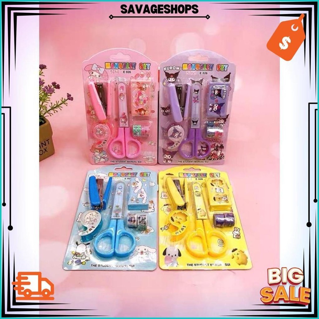 

Alat Tulis Set 8In1 Karakter Stationery Kids / Paket Alat Tulis Anak Tk / Set School Supplies For Child Writing Gift Eraser Ruler Gratis Ongkir