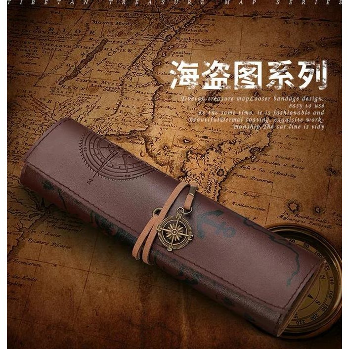 

Tempat Pensil / Pencil Box Gulung Edisi Peta Map Lux