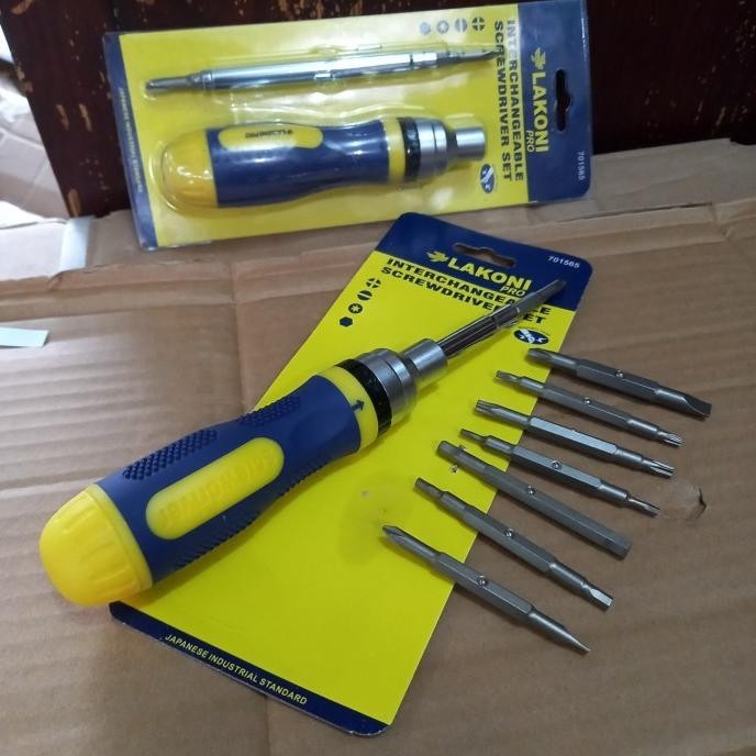 Obeng Rachet 19 In 1 Lakoni Pro / Obeng Gagang Rachet Lakonipro