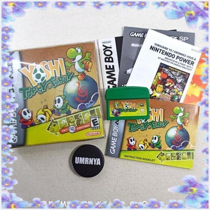 [UMR] ORIGINAL YOSHI TOPSY TURVY NINTENDO GAMEBOY GBA UNIVERSAL GRAVITATION