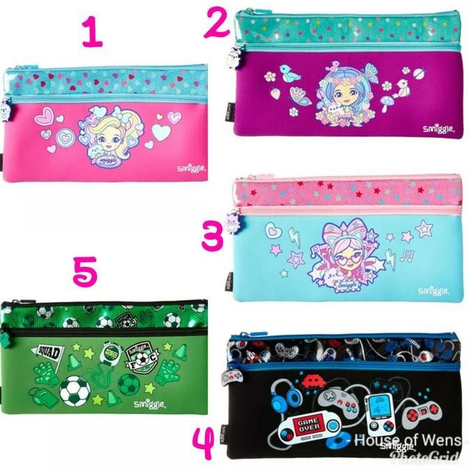 

Smiggle Squad 330 Pencil Case - Tempat Pensil Smiggle