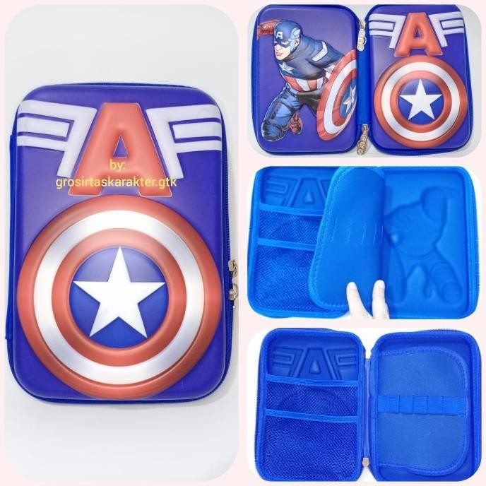

Tempat Pensil Eva 3D Timbul Depan Belakang Import Replika Smiggle