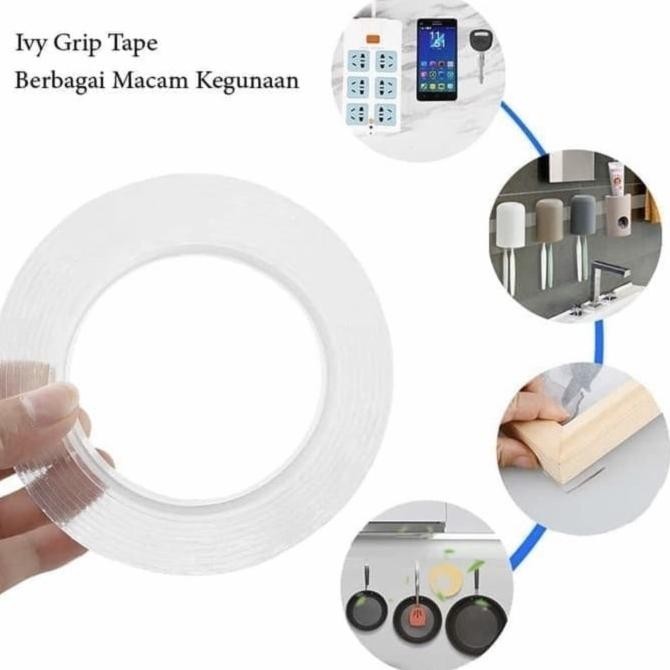 (:(:(:(] Ivy Grip Tape / Double Tape Multifungsi / Nano Magic Tape