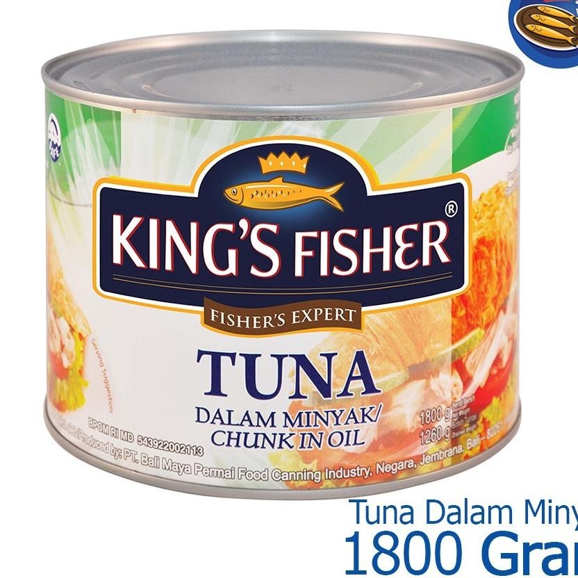 

Ktmstore King'S Fisher Tuna Nyak Nabati 1800G Tuna In Oil Daging Tuna Makanan Kaleng