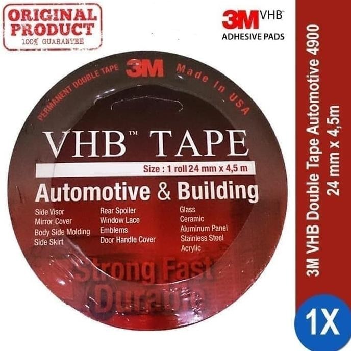 

Double Tape Super Kuat Super Lengket Merk 3M VHB Original lebar 24 mm