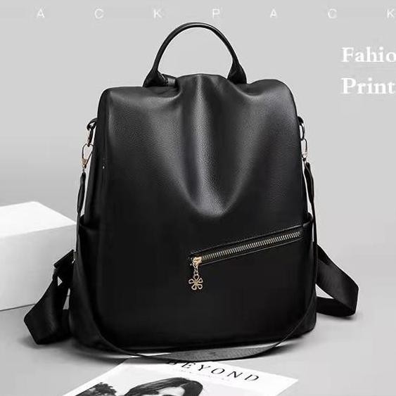 Tas Ransel Wanita Import Kulit Backpack Gendong Cewek Korea Terbaru