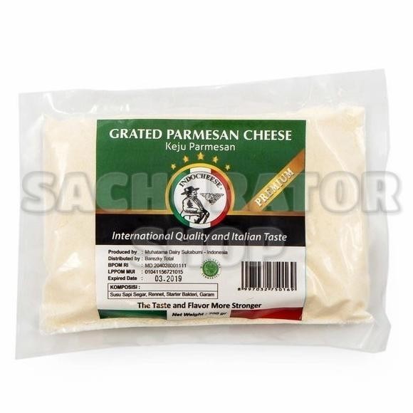 

Keju Permesan Parut Indocheese Indo Cheese Grated Parmesan Cheese h56m