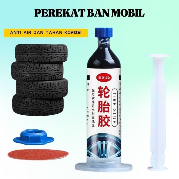 Ready Ready Lem Tambal Ban Kompon Sepeda Motor Mobil Tambal Ban Luar Sobek