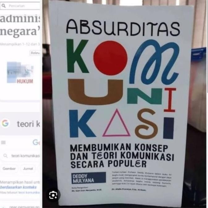 [Bisa Cod] Buku Absurditas Komunikasi Original_Deddy Mulyana