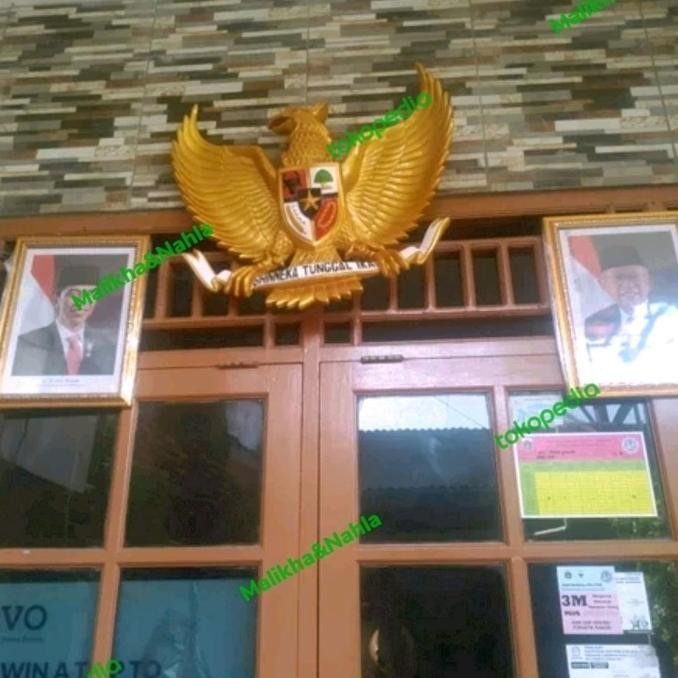[New] Lambang Garuda Pancasila Plus Pigura Presiden Dan Wakil