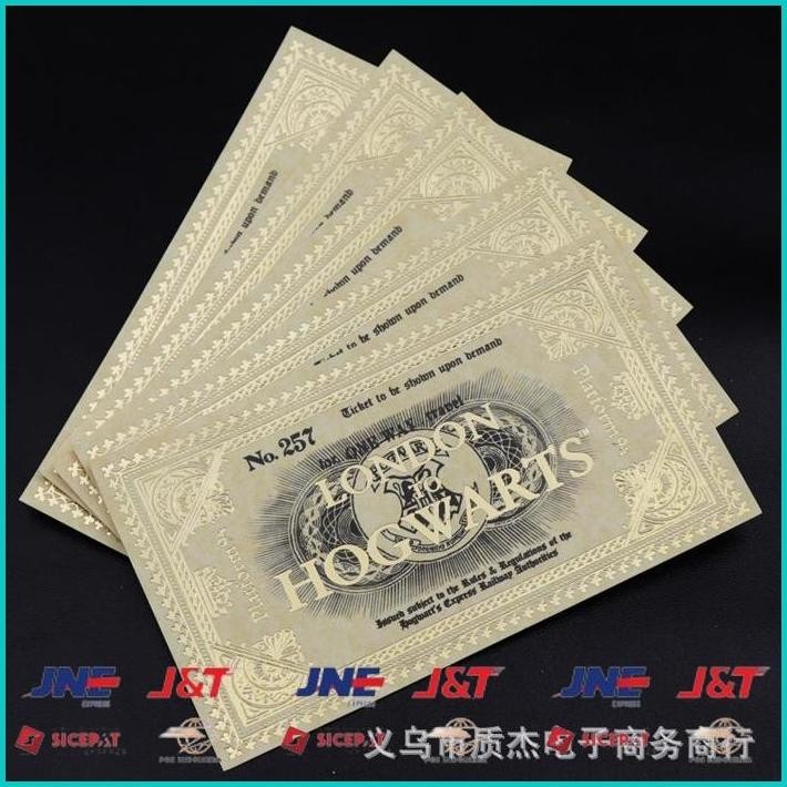 

BISMILLAH HPTB TICKET BUS HARRY TIKET BIS PLATFOM 93/4 LONDON HOGWARTS BOOKMARK PEMBATAS BUKU KARTU E.COS DP30