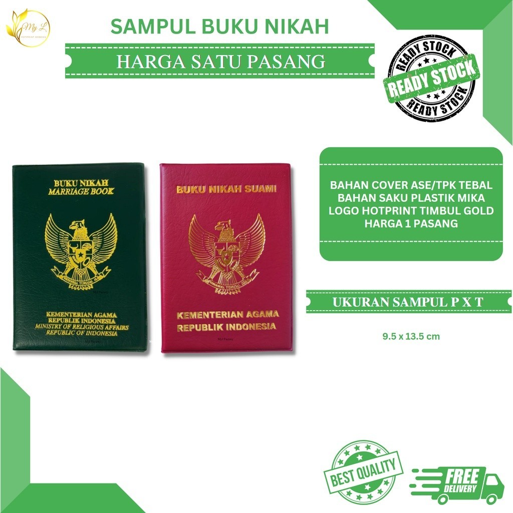 

PROMO !!! My.L Sampul Buku Nikah Suami & Istri Cover Bahan Kulit ASE TPK