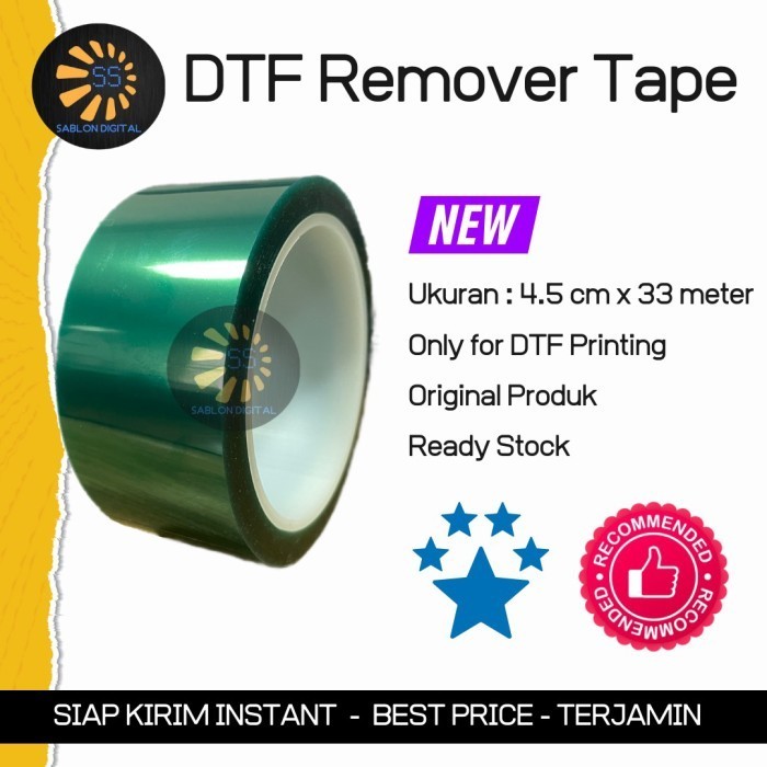 

Remover Tape Sablon Dtf