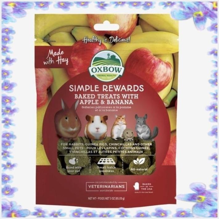 

[SHI] CEMILAN MAKANAN SNACK SIMPLE REWARDS BAKED TREATS WITH APPLE & BANANA