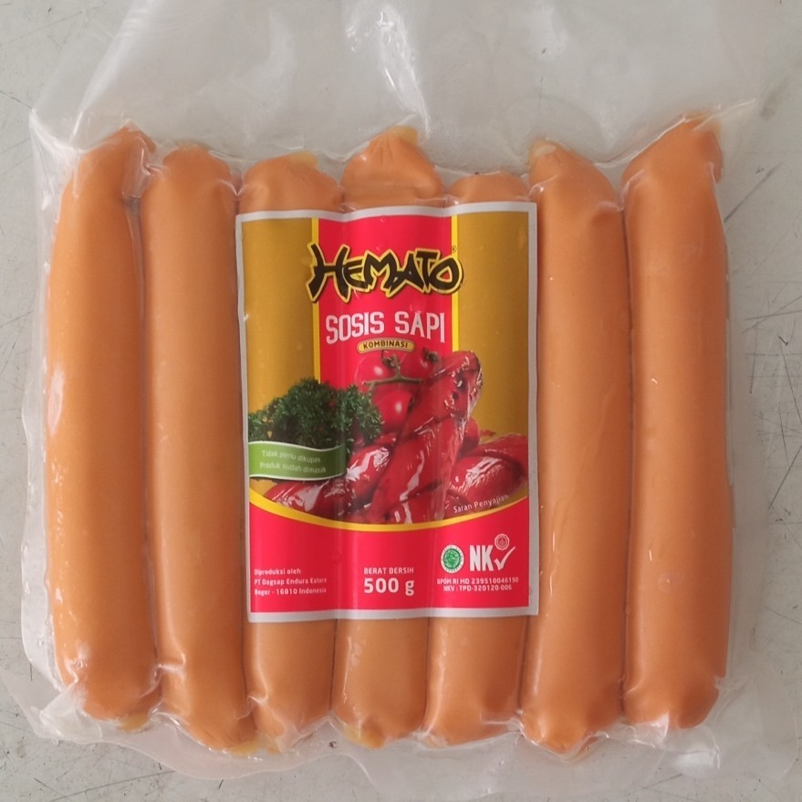 

Hemato Sosis Sapi Bakar 500gr Isi 7