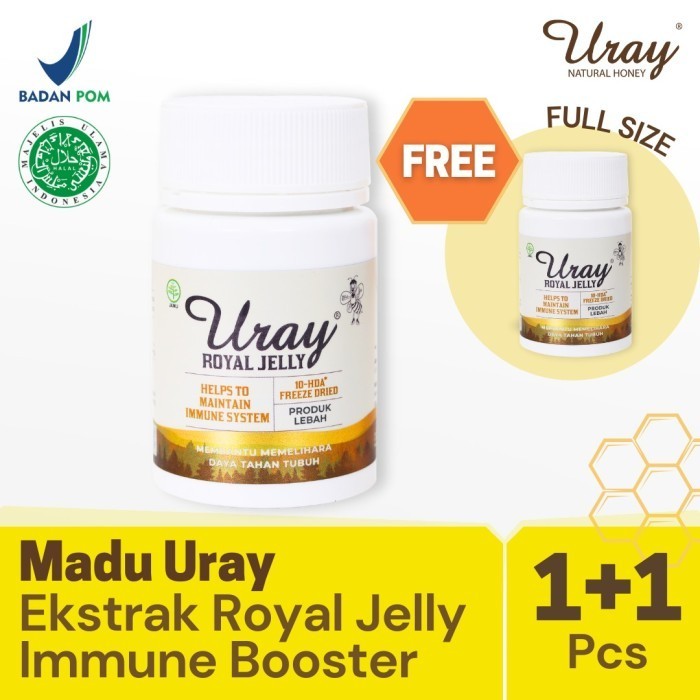 

Ready Madu Uray - Ekstrak Royal Jelly - 30 Capsule