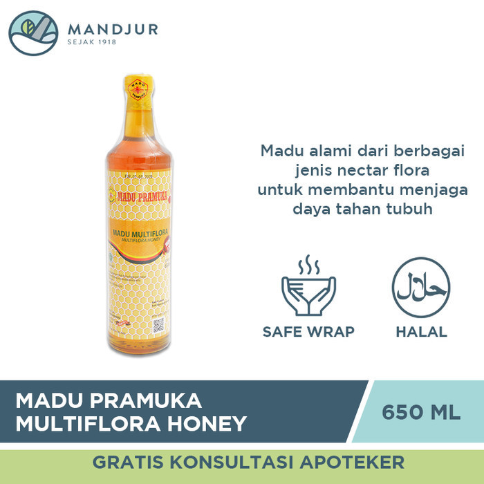 

Ready Madu Pramuka Multiflora 650 mL - Madu Alami dari berbagai Nectar Flora